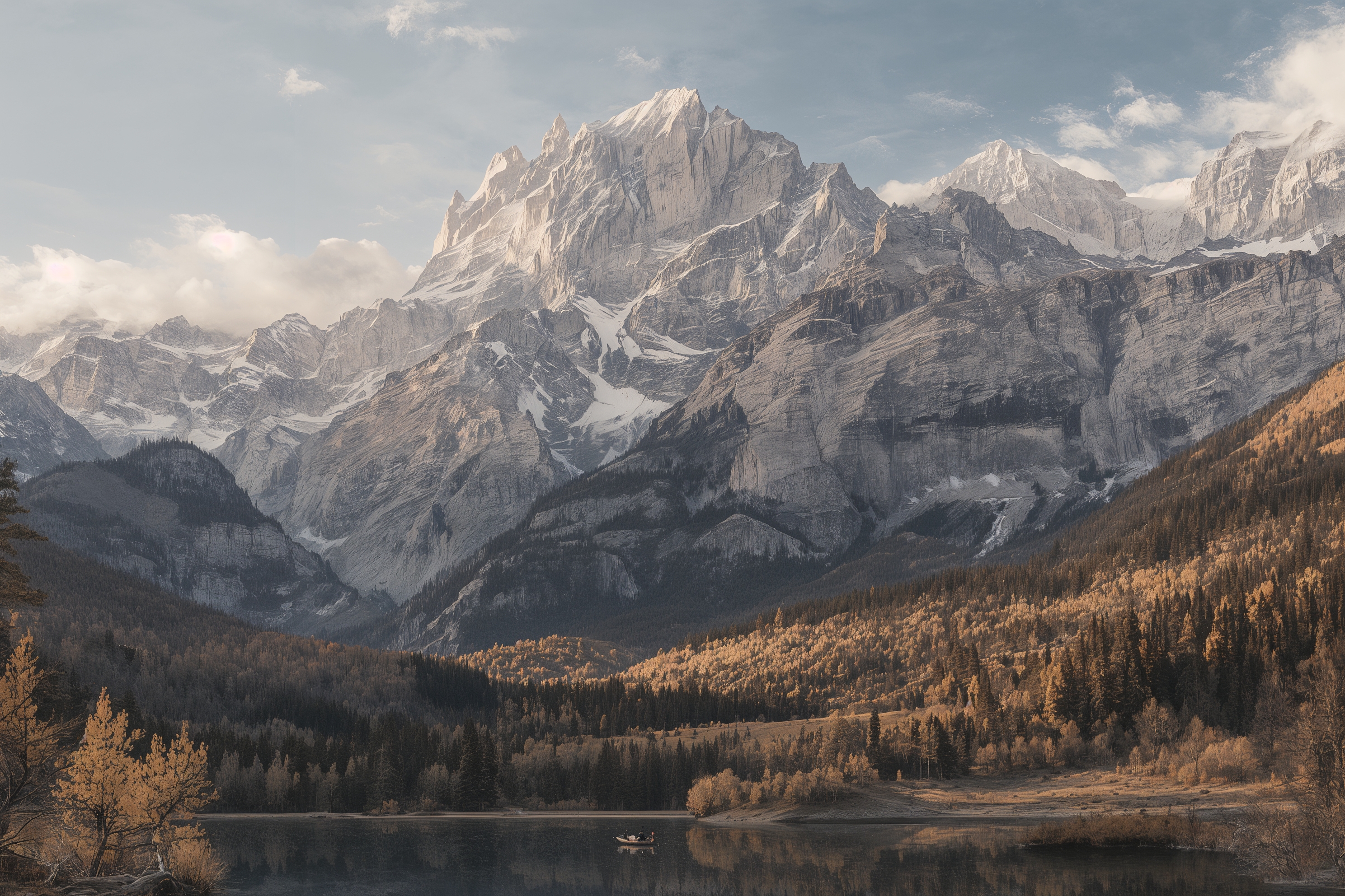 background image of building with orange office lights